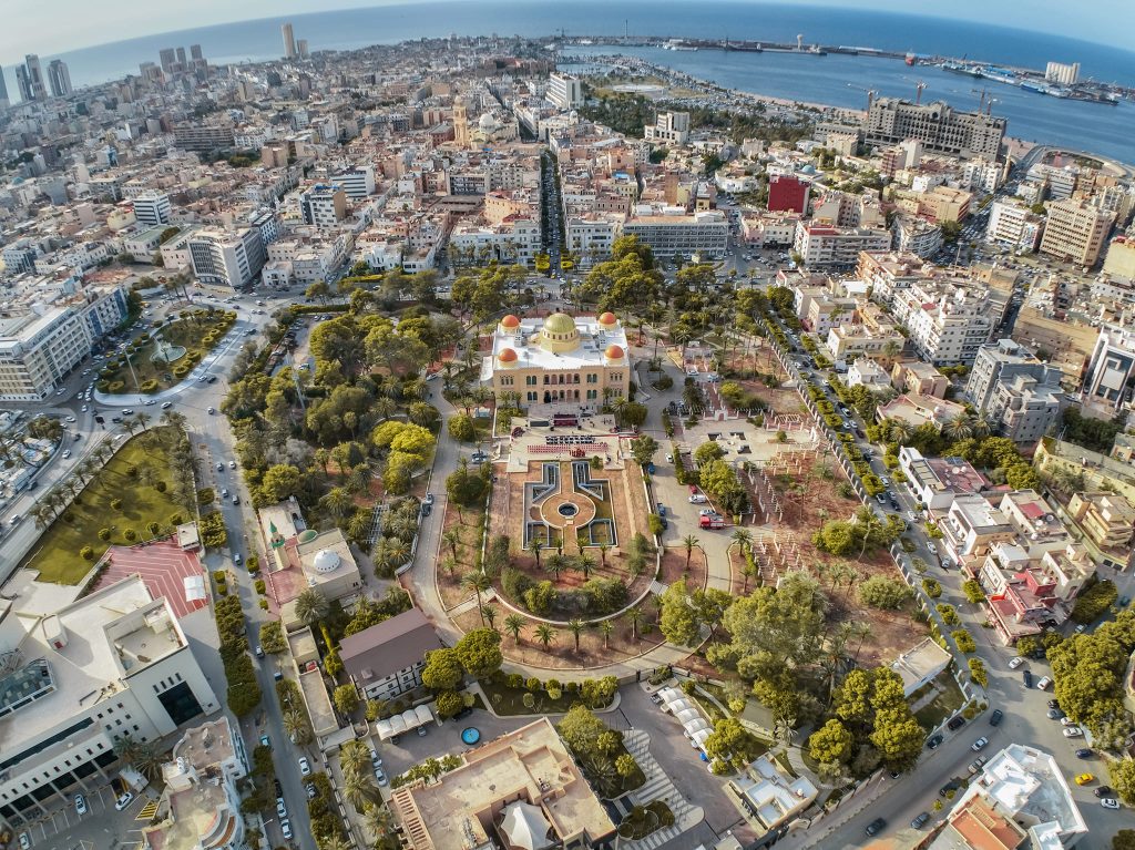 Royal Palace of Tripoli, located in the Dahra neighborhood.