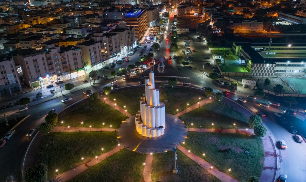 Al-Jaab Island, located on the first ring road of Benghazi.