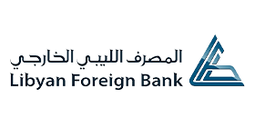 Libyan Foreign Bank logo with Qabas Consulting Libya, banking Tripoli, international finance Libya, foreign trade bank Benghazi, financial consulting Libya, investment Libya markets